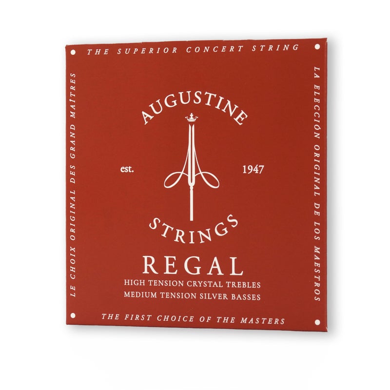 Augustine Strings Regal Medium Tension - Premium Crystal Nylon Classical Guitar Strings - Produced in New York by the Manufacturer of the Original Nylon String - 1 Set - Image 3